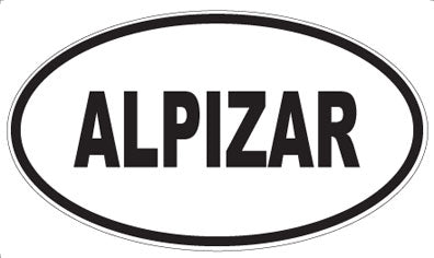 ALPIZAR - Oval Sticker