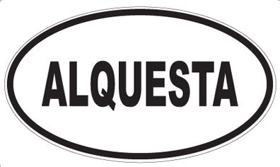 ALQUESTA - Oval Sticker