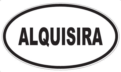 ALQUISIRA - Oval Sticker