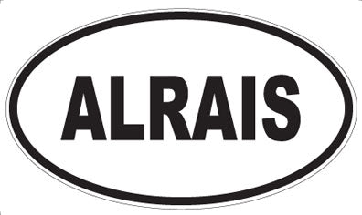 ALRAIS - Oval Sticker