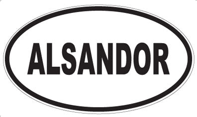 ALSANDOR - Oval Magnet