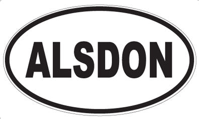 ALSDON - Oval Magnet