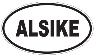 ALSIKE - Oval Sticker