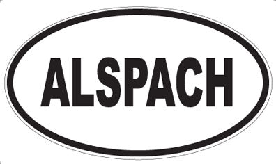 ALSPACH - Oval Magnet