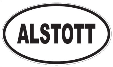 ALSTOTT - Oval Sticker