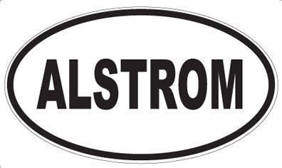 ALSTROM - Oval Sticker