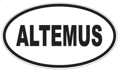 ALTEMUS - Oval Sticker