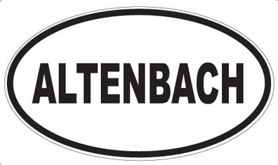 ALTENBACH - Oval Sticker