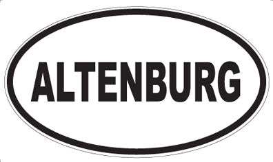 ALTENBURG - Oval Sticker