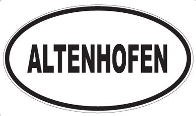ALTENHOFEN - Oval Sticker