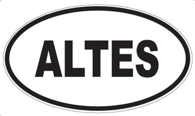 ALTES - Oval Magnet