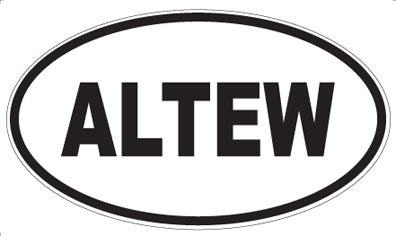 ALTEW - Oval Sticker
