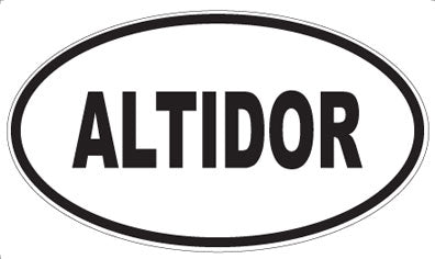 ALTIDOR - Oval Sticker