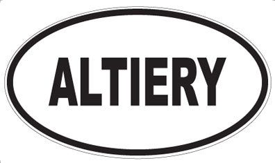 ALTIERY - Oval Magnet