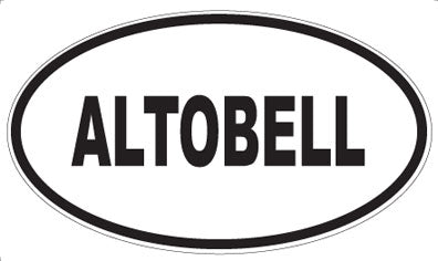 ALTOBELL - Oval Sticker