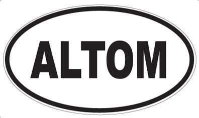 ALTOM - Oval Sticker
