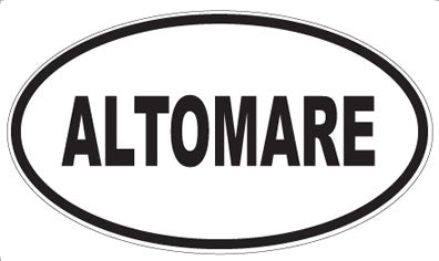 ALTOMARE - Oval Sticker