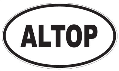 ALTOP - Oval Sticker
