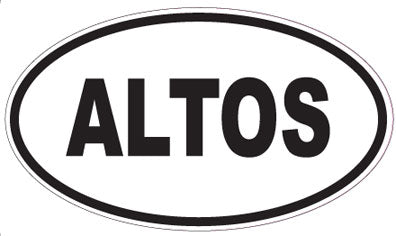 ALTOS - Oval Magnet