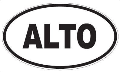 ALTO - Oval Magnet