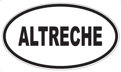 ALTRECHE - Oval Sticker