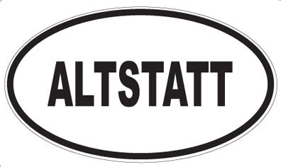 ALTSTATT - Oval Sticker