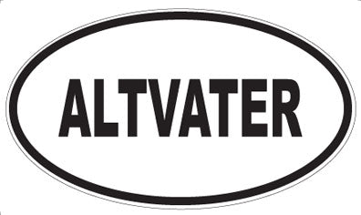 ALTVATER - Oval Sticker