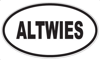 ALTWIES - Oval Sticker