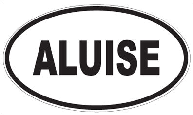 ALUISE - Oval Magnet