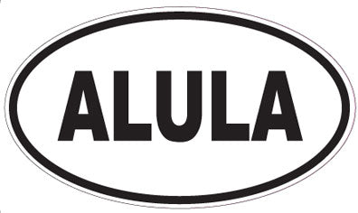ALULA - Oval Sticker