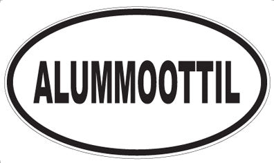 ALUMMOOTTIL - Oval Magnet