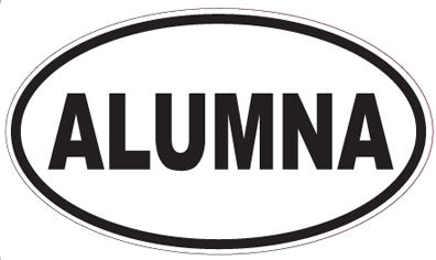 ALUMNA - Oval Sticker