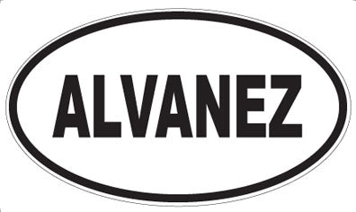 ALVANEZ - Oval Magnet