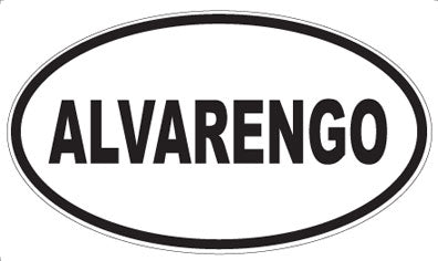 ALVARENGO - Oval Sticker