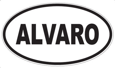 ALVARO - Oval Magnet
