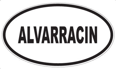 ALVARRACIN - Oval Magnet