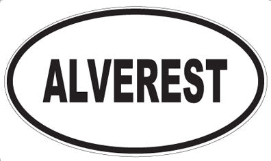 ALVEREST - Oval Sticker