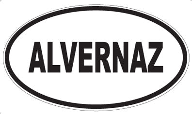 ALVERNAZ - Oval Magnet