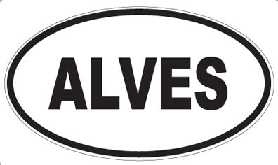 ALVES - Oval Sticker