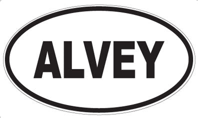 ALVEY - Oval Magnet