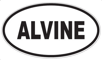 ALVINE - Oval Magnet