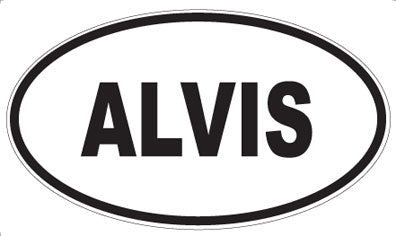 ALVIS - Oval Sticker
