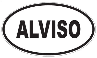 ALVISO - Oval Magnet