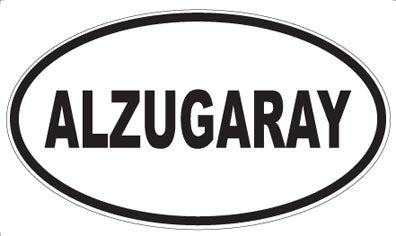 ALZUGARAY - Oval Magnet