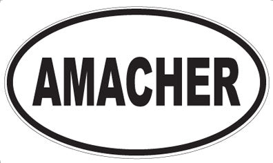 AMACHER - Oval Magnet