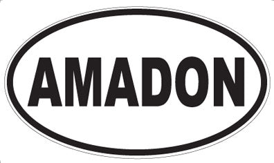 AMADON - Oval Magnet