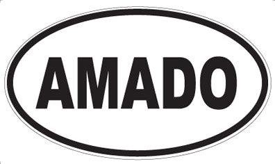 AMADO - Oval Magnet