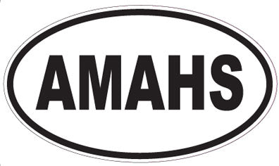 AMAHS - Oval Magnet