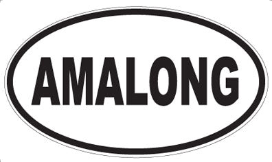 AMALONG - Oval Sticker