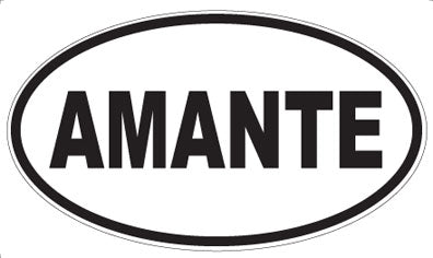 AMANTE - Oval Magnet